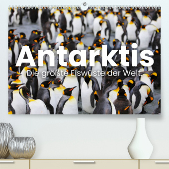 Calendar / Agendă Antarktis - Die größte Eiswüste der Welt. (Premium, hochwertiger DIN A2 Wandkalender 2024, Kunstdruck in Hochglanz) 