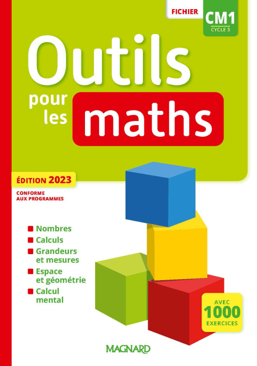 Kniha Outils pour les Maths CM1 (2023) - Fichier de l'élève Ginet