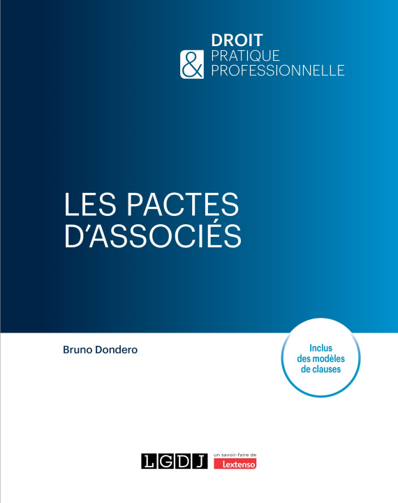Kniha Les pactes d'associés Dondero