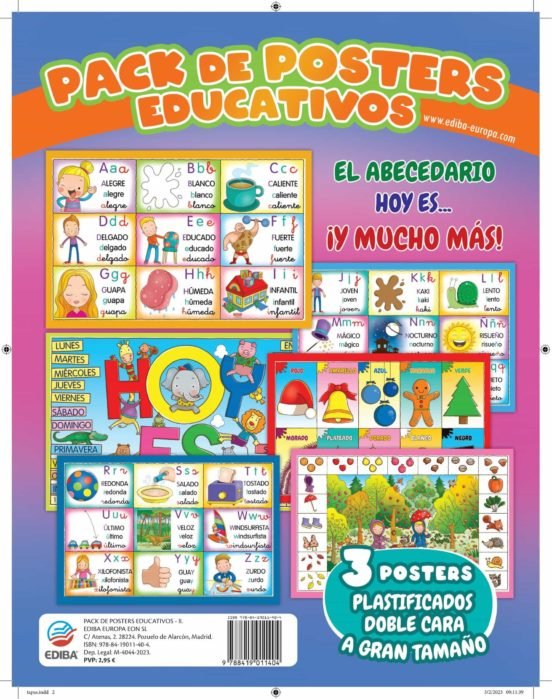 Kniha PACKS DE POSTERS EDUCATIVOS EL ABECEDARIO EDIBA