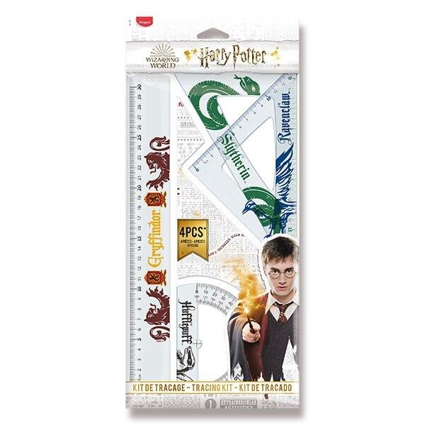 Papírenské zboží Maped Harry Potter - Sada pravítek 4 ks 