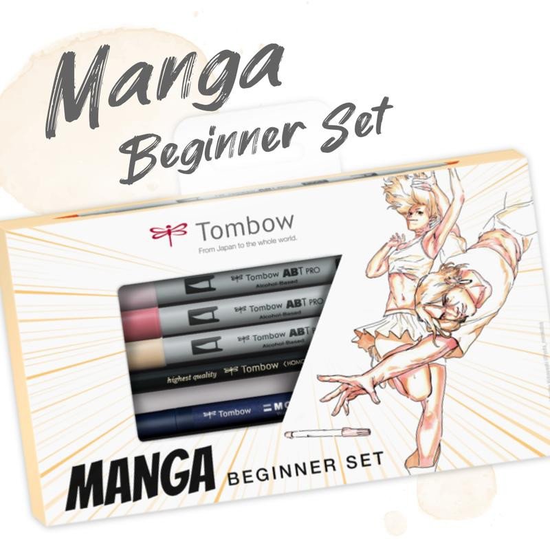 Kniha Tombow Manga Beginner Set / Manga kreativní sada pro začátečníky 
