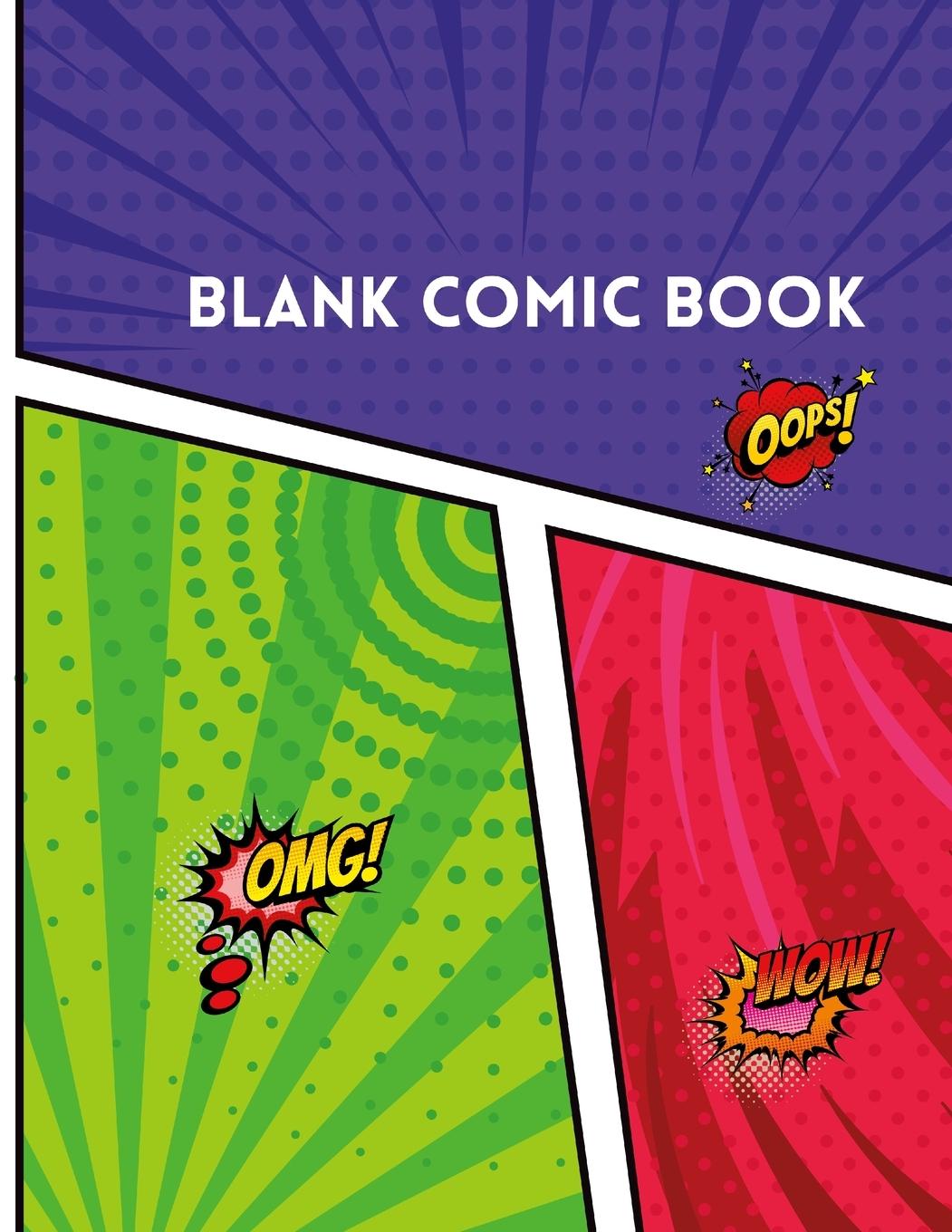 Book Blank Comic Book Rosselly Publishing