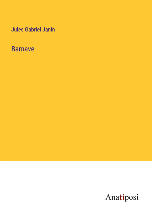 Knjiga Barnave Jules Gabriel Janin