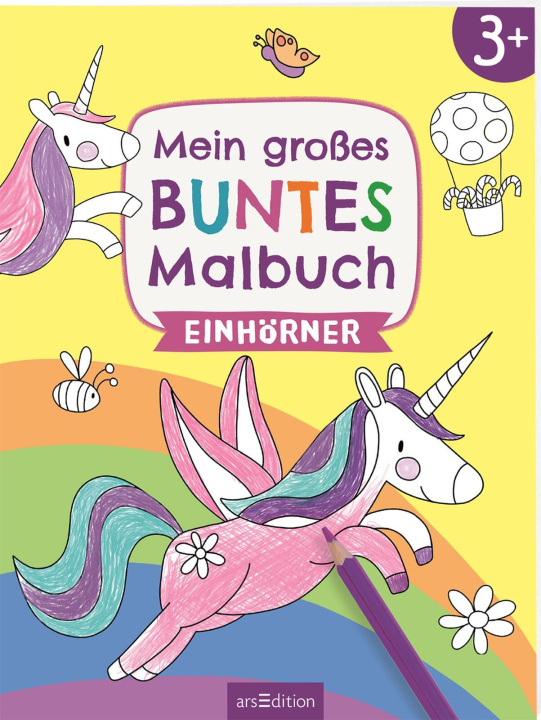 Book Mein großes buntes Malbuch - Einhörner Marlit Kraus