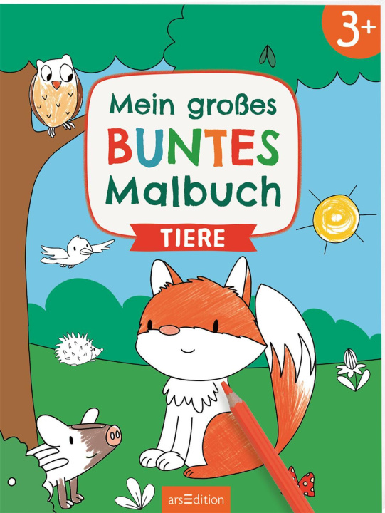 Kniha Mein großes buntes Malbuch - Tiere Marlit Kraus