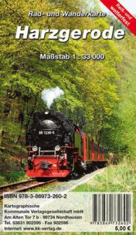 Tiskani izdelki Harzgerode Kartographische Kommunale Verlagsgesellschaft mbH