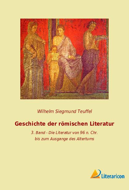 Libro Geschichte der römischen Literatur Wilhelm Siegmund Teuffel