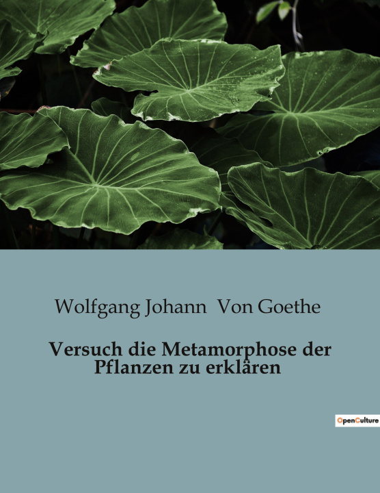 Книга Versuch die Metamorphose der Pflanzen zu erklären 