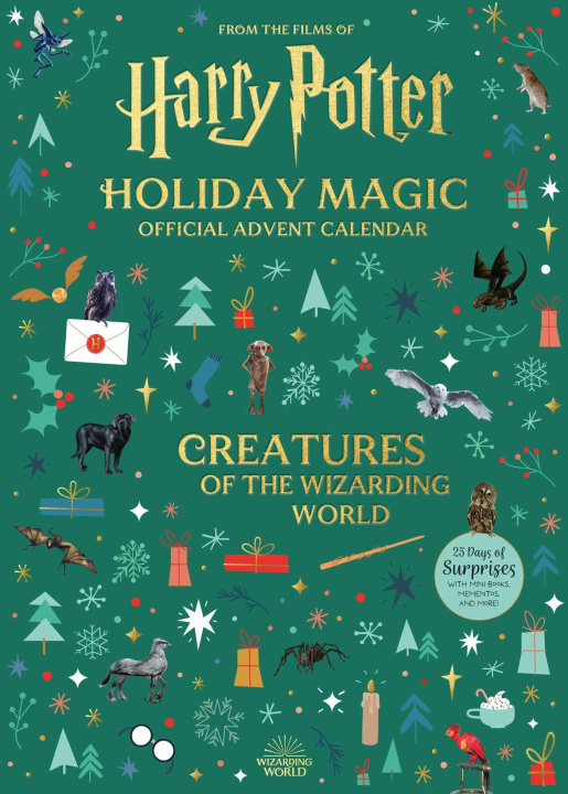 Naptár/Határidőnapló Harry Potter Holiday Magic: Official Advent Calendar 
