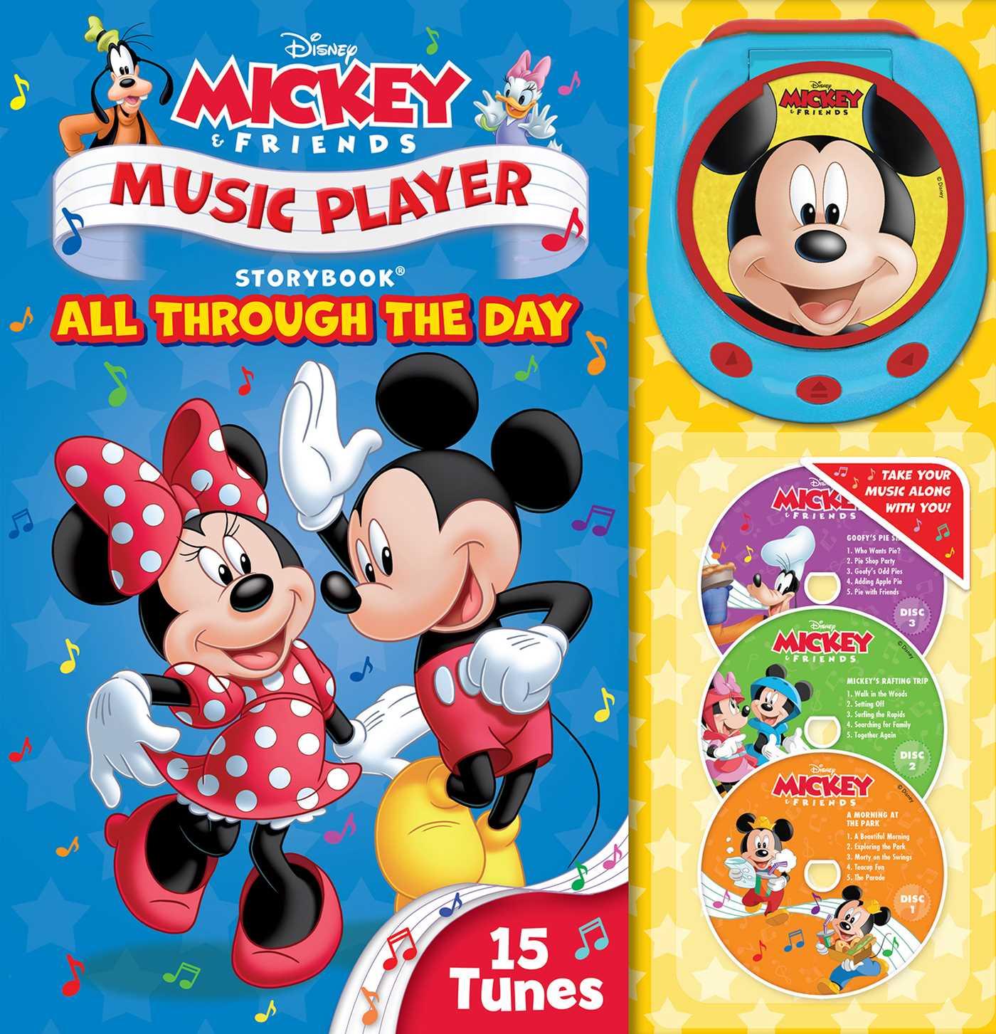 Könyv Disney Mickey Mouse: All Through the Day Music Player Storybook 