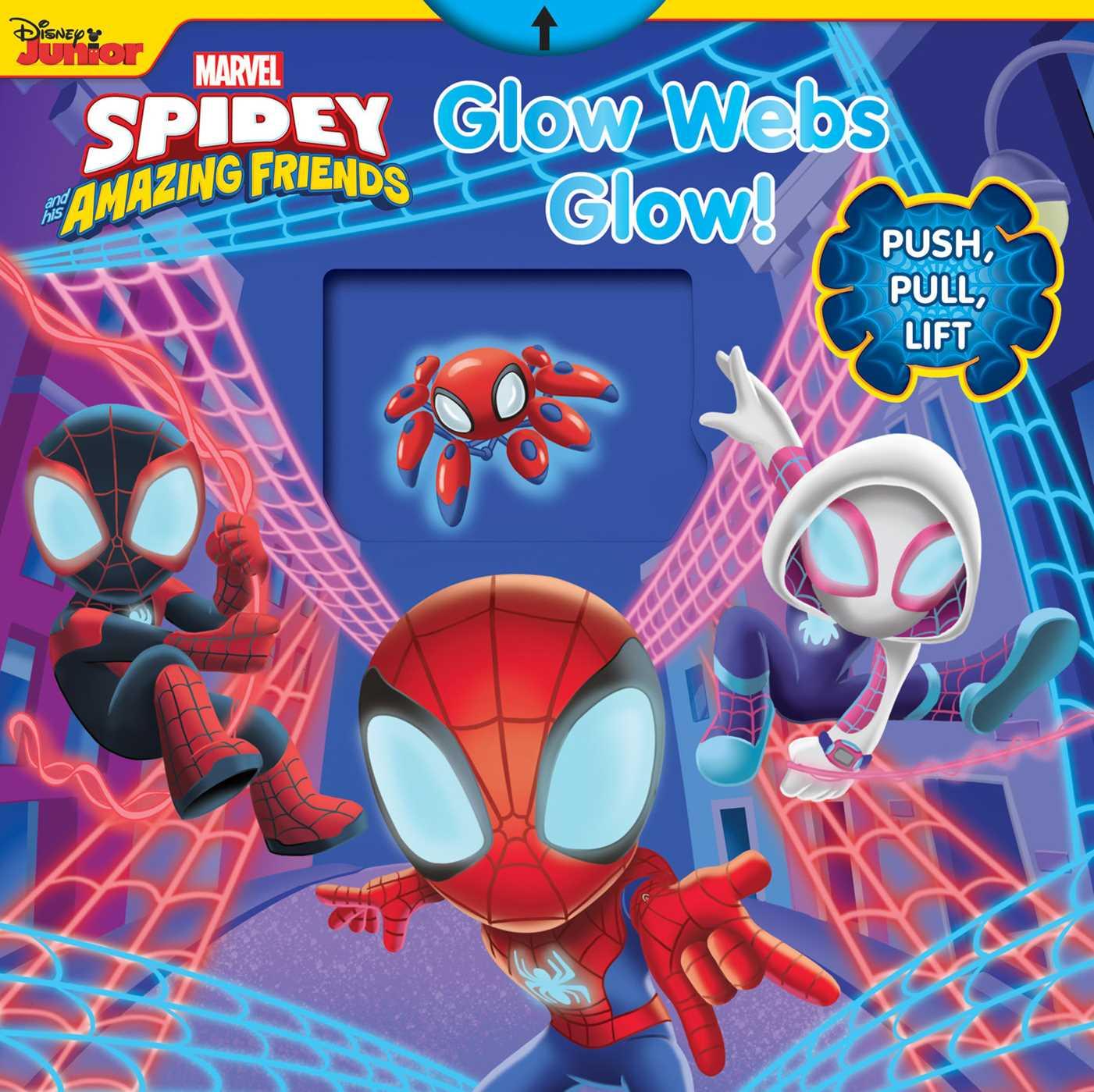 Книга Marvel Spidey and His Amazing Friends: Glow Webs Glow! Adam Devaney