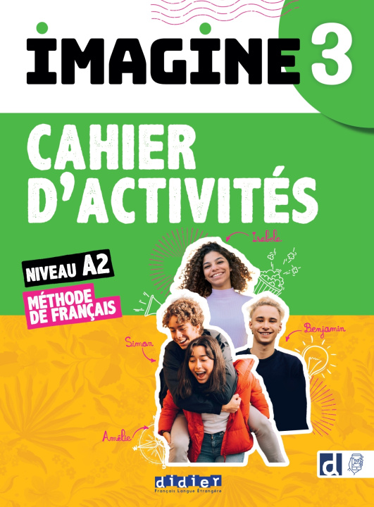 Kniha Imagine 3 - niv. A2 - Cahier + didierfle.app Marie-Noëlle Cocton
