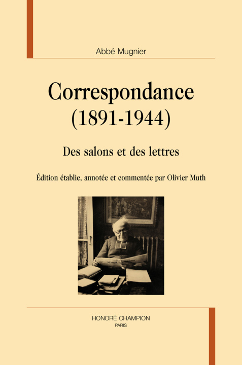 Knjiga Correspondance (1891-1944) Mugnier