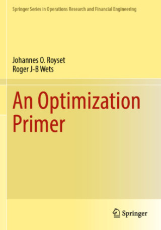 Carte An Optimization Primer Johannes O. Royset