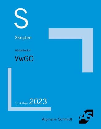 Knjiga Skript VwGO Horst Wüstenbecker