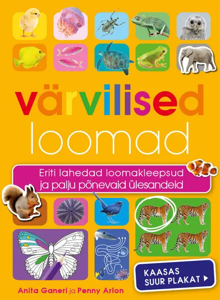 Buch Värvilised loomad Anita Ganeri