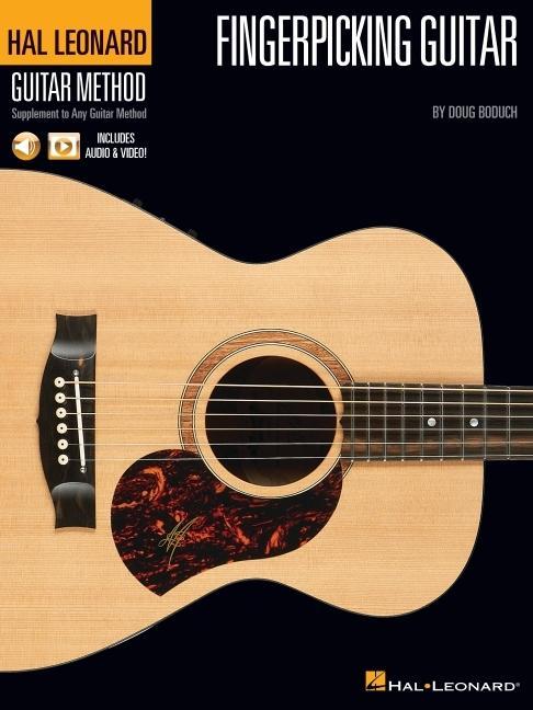 Libro Hal Leonard Fingerpicking Guitar Method by Doug Boduch with Audio & Video 