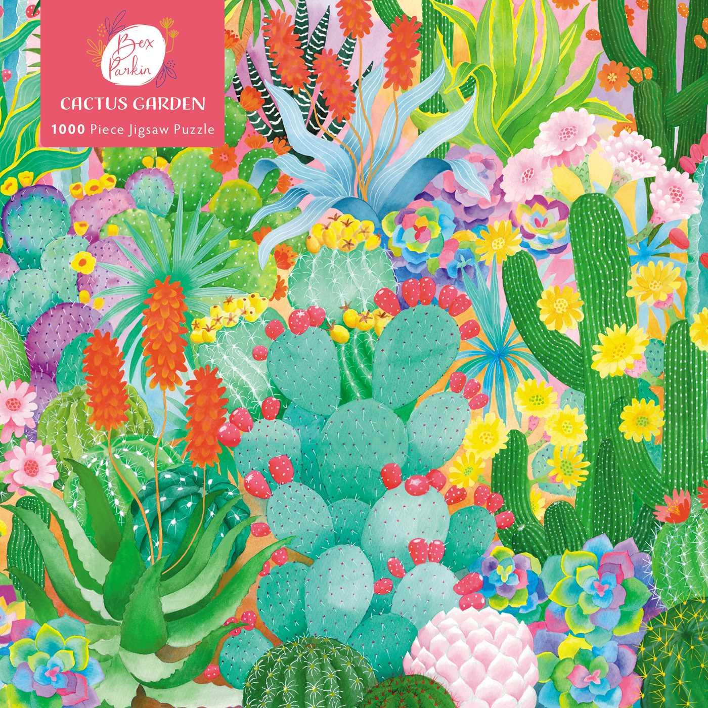 Kniha Adult Jigsaw Puzzle: Bex Parkin: Cactus Garden: 1000-Piece Jigsaw Puzzles 