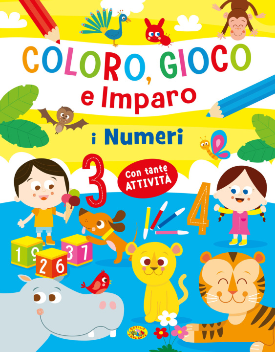 Kniha numeri. Coloro, gioco e imparo 