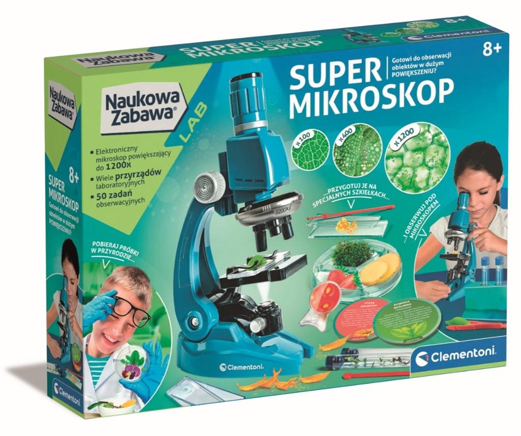 Книга Naukowa zabawa. Super mikroskop. Clementoni 50755 