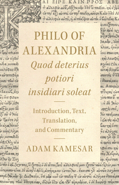 Kniha Philo of Alexandria: Quod deterius potiori insidiari soleat 