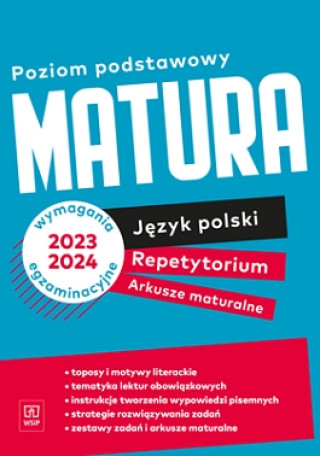 Kniha Język polski. Repetytorium. Arkusze maturalne. Zakres podstawowy 