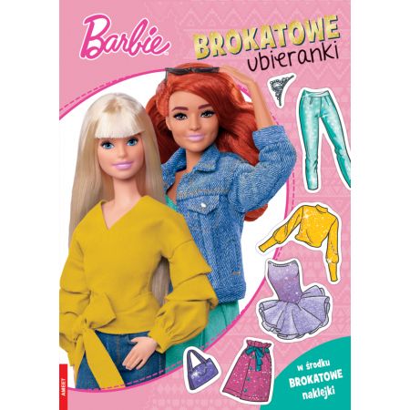 Kniha Barbie. Brokatowe Ubieranki. Wydawnictwo Ameet 