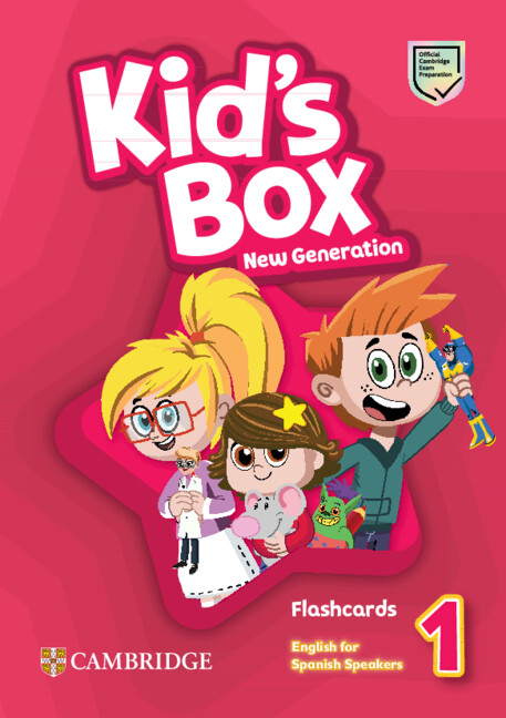 Joc / Jucărie Kid's Box New Generation Level 1 Flashcards English for Spanish Speakers 