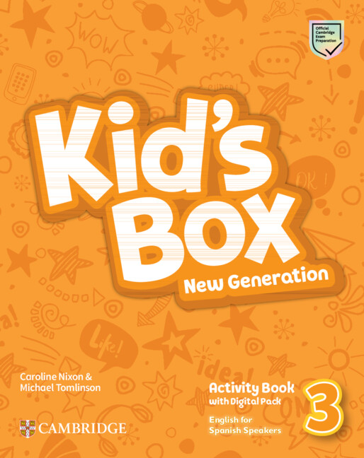 Könyv Kid's Box New Generation Level 3 Activity Book with Home Booklet and Digital Pack English for Spanish Speakers Caroline Nixon