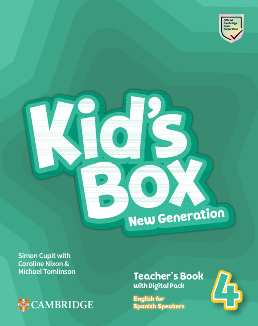 Kniha Kid's Box New Generation Level 4 Teacher's Book with Digital Pack English for Spanish Speakers Simon Cupit