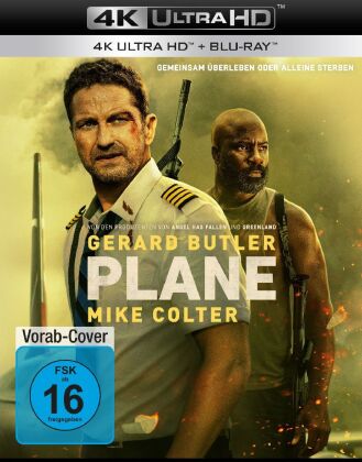 Видео Plane, 1 4K UHD-Blu-ray + 1 Blu-ray Jean-François Richet