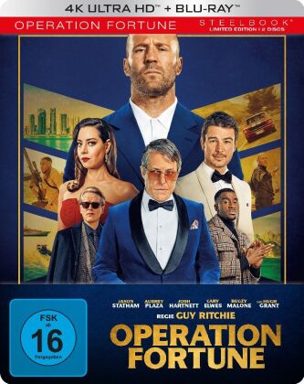Видео Operation Fortune, 1 4K UHD-Blu-ray + 1 Blu-ray ( SteelBook) Guy Ritchie
