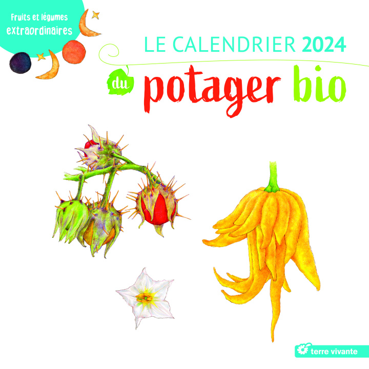 Papírenské zboží Le calendrier 2024 du potager bio 