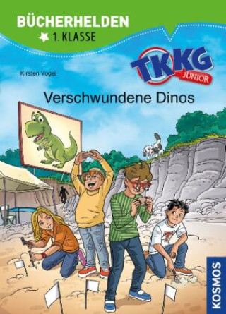 Könyv TKKG Junior, Bücherhelden 1. Klasse, Verschwundene Dinos COMICON S. L. Beroy San Julian
