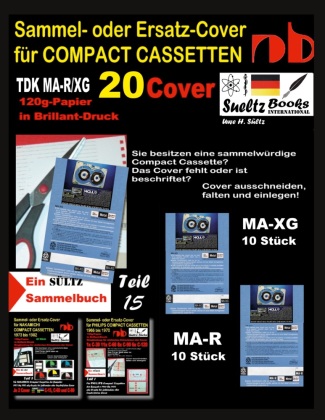 Carte Sammel- oder Ersatz-Cover für TDK MA-R/XG COMPACT CASSETTEN Uwe H. Sültz