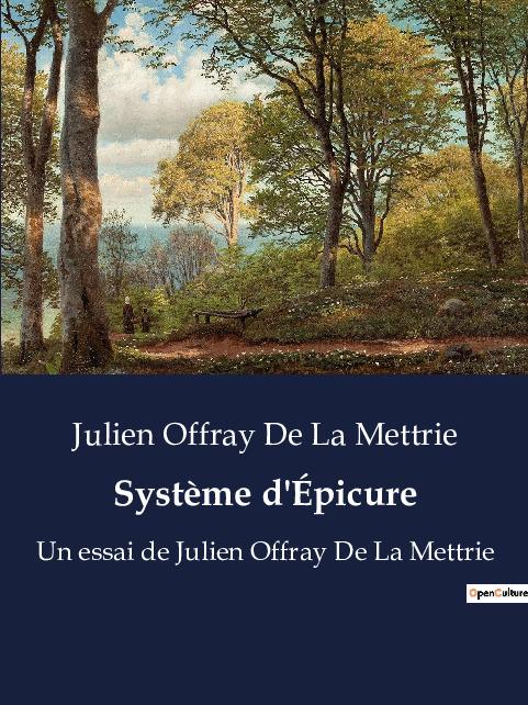 Boek Syst?me d'Épicure La Mettrie