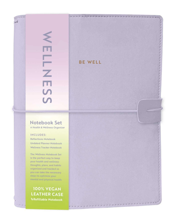 Kniha Wellness Notebook Set: A Health & Wellness Organizer (Refillable Notebook) 