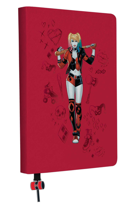 Carte DC: Harley Quinn Journal with Ribbon Charm 