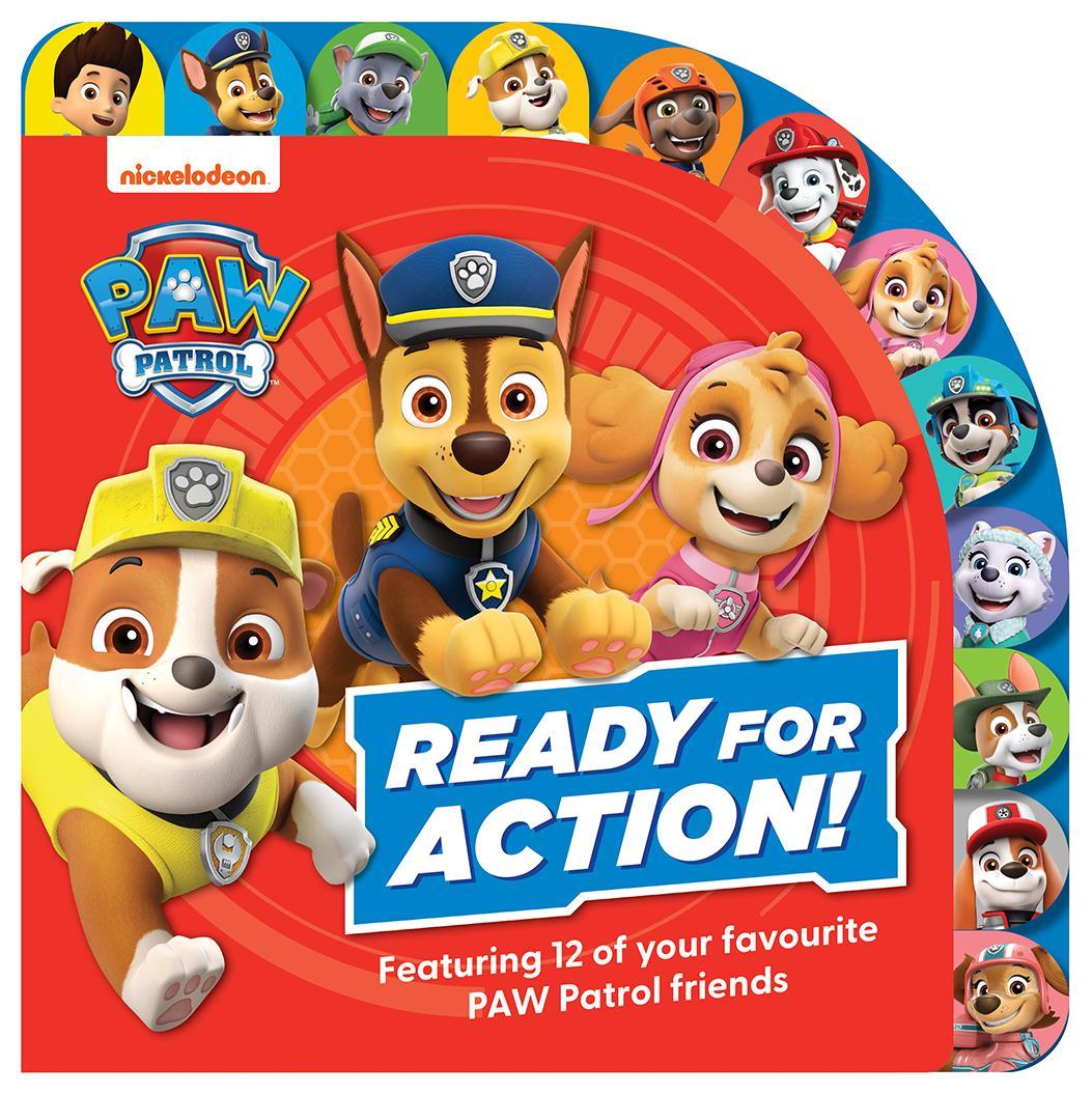 Kniha PAW Patrol Ready for Action! Tabbed Board Book Paw Patrol