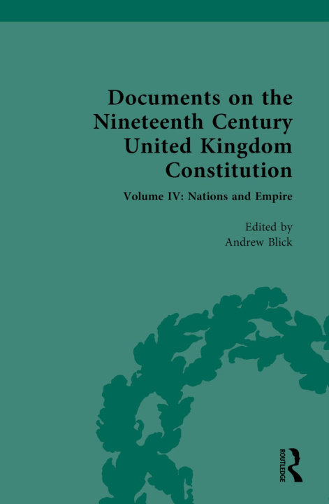 Boek Documents on the Nineteenth Century United Kingdom Constitution Andrew Blick
