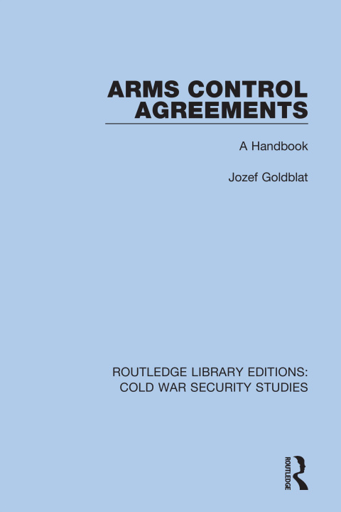 Buch Arms Control Agreements Jozef Goldblat