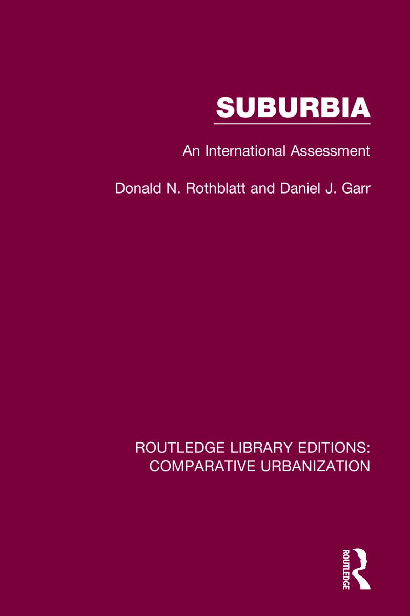Knjiga Suburbia Donald N. Rothblatt