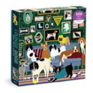 Book Lounge Dogs 500 Piece Puzzle 
