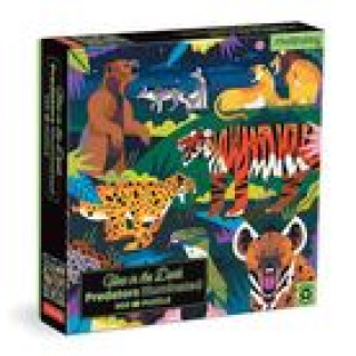 Book Predators Illuminated 500 Piece Glow in the Dark Puzzle Jack Tite