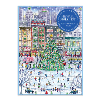 Gioco/giocattolo Michael Storrings Christmas in the City Greeting Card Puzzle 