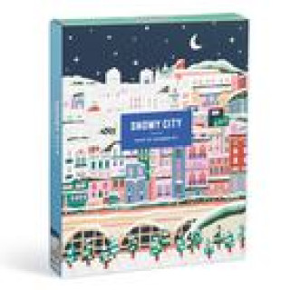 Carte Snowy City 11x14 Paint by Number Kit 