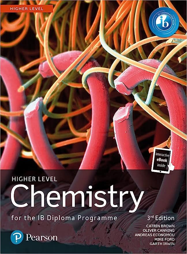 Book Pearson Chemistry for the IB Diploma Higher Level Catrin Brown