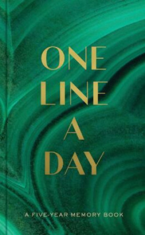 Carte Malachite Green One Line a Day : A Five-Year Memory Book 