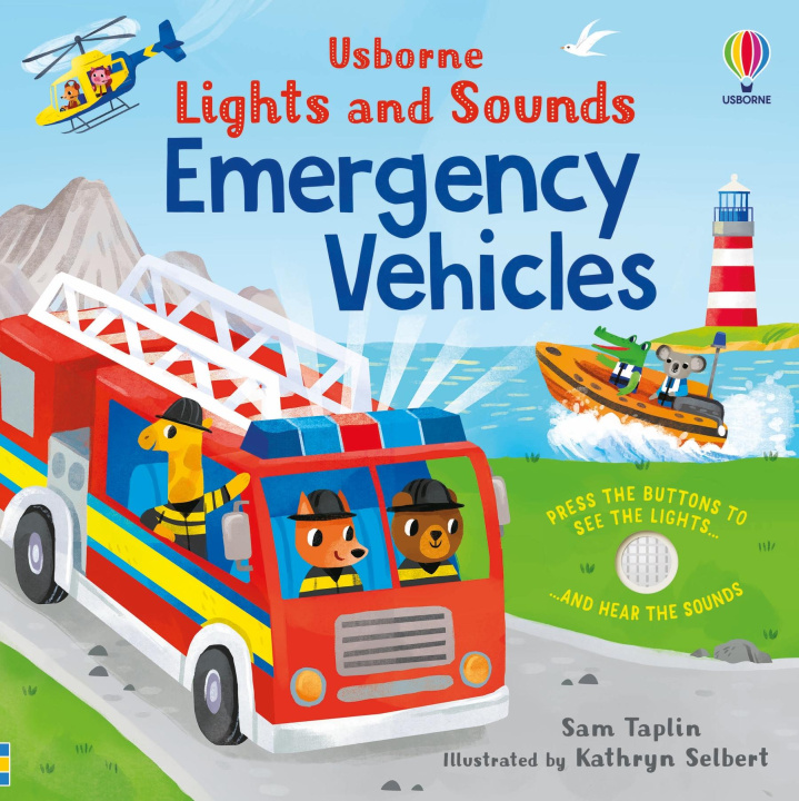 Kniha Lights And Sounds Emergency Vehicles Sam Taplin